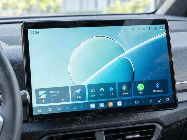 Головное штатное устройство BYD Seagull до русификации — пример интерфейса