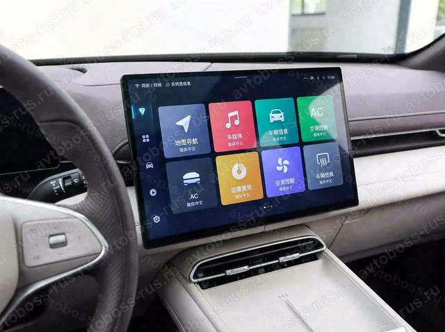 Головное штатное устройство Changan Deepal S07 до русификации — пример интерфейса