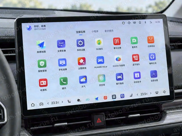 Головное штатное устройство Haval H6 2026 до русификации — пример интерфейса