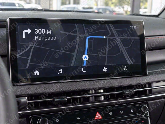 Головное штатное устройство Hyundai Tucson L после русификации — пример интерфейса
