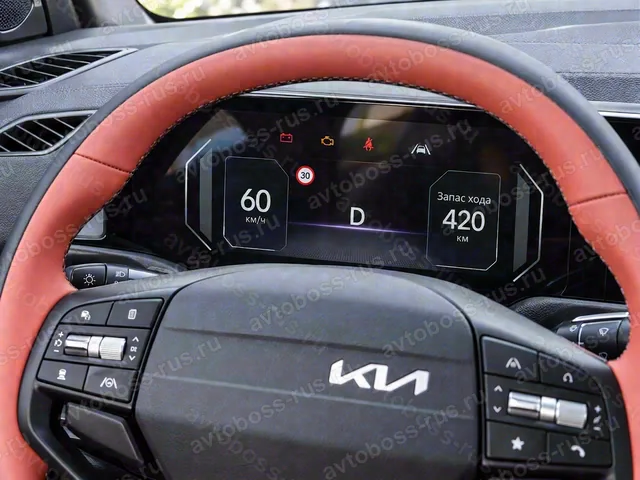 Приборная панель Kia Sportage после русификации — пример интерфейса