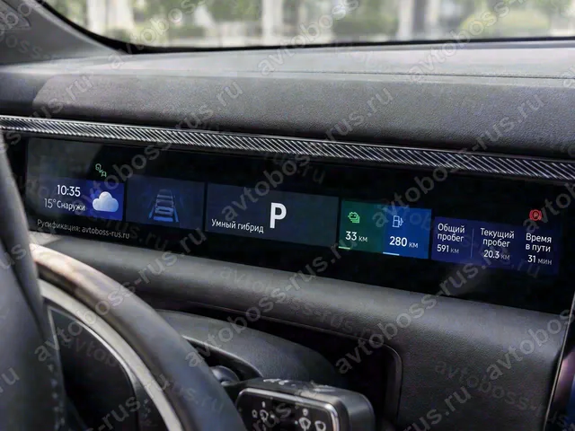 Приборная панель Lynk & Co 900 после русификации — пример интерфейса